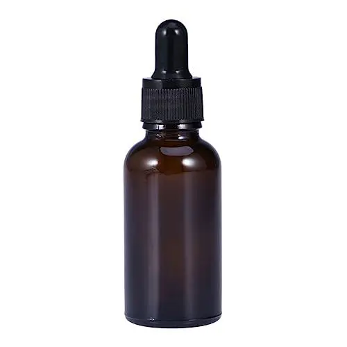 Produktbild: Ipetboom Bernsteinfarbene Glasflasche Mit Tropfer Und Wiederverwendbarem Design Für Ätherische Öle Und Aromatherapie Für Reisen Und Täglichen Gebrauch