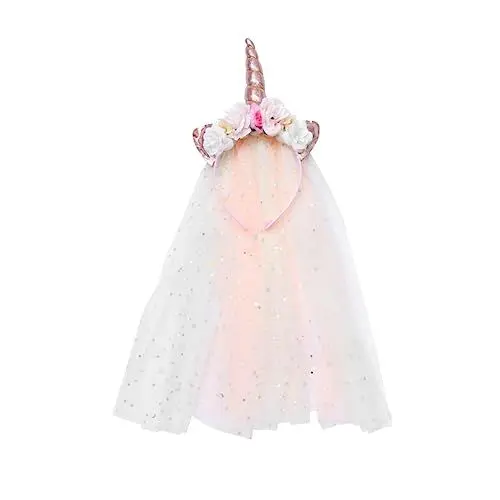 Produktbild: Ipetboom Elegantes Design Haar Hoop Mädchen Stirnband Schleier Für Halloween-partys Kinder Zubehör