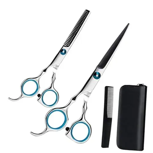 Produktbild: Ipetboom Haarschere 1 Satz Edelstahlschere Haarschneideschere zwiebelschneider verbandsschere Friseurschere Haarstyling-Werkzeuge Haupt Zahnschere Werkzeugkasten Effilierschere