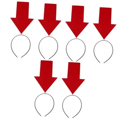 Produktbild: Ipetboom Haarschmuck 6 Stk Pfeil Stirnband Weihnachtsdeko Partybedarf Haar Fräulein Stoff Haarreifen