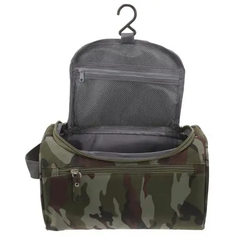 Produktbild: Ipetboom wasserdichte Reisetasche Spritzwassergeschützter Kulturbeutel Aus Nylon Und Tragbare Make-up-Tasche Reise-Kosmetiktasche Für Damen Reise-Make-up-Tasche Horizontales Design Für
