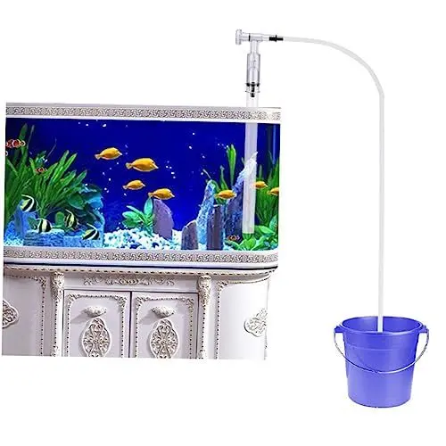 Produktbild: Ipetboom Kiesstaubsauger für Aquarien Siphonreiniger für Aquarien Siphonpumpe für Aquarien Aquariumreiniger waschsauger Aquarien Siphon Kies Waschmittel Abwassersauger