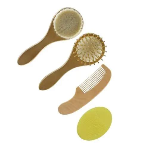 Produktbild: Ipetboom Praktisches Baby-dusche-bürsten-set 1 Set Wollbürste für Sicheres und Gesundes