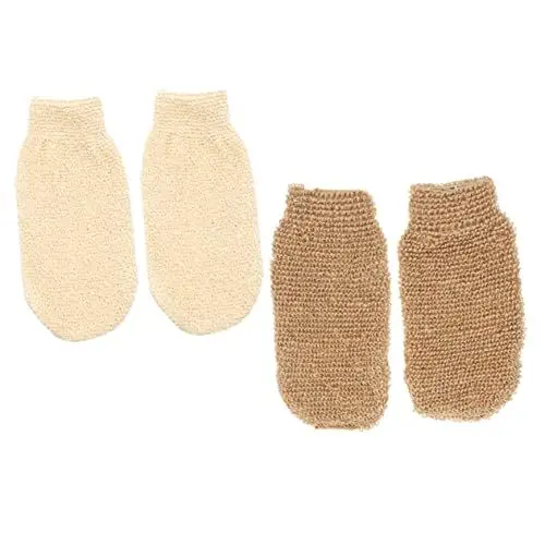 Produktbild: Ipetboom Duschhandschuhe Badehandschuhe Peelinghandschuhe Rückenschrubbhandschuhe Massagehandschuhe für Das Körperpeeling