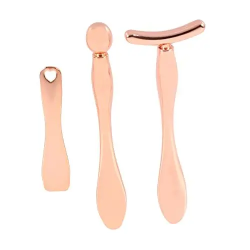 Produktbild: Ipetboom 3stücke Augenmassagestab Aus Gesichtscremelöffel Für Make-up Kosmetik-werkzeug Tragbar Und Einfach Anzuwenden