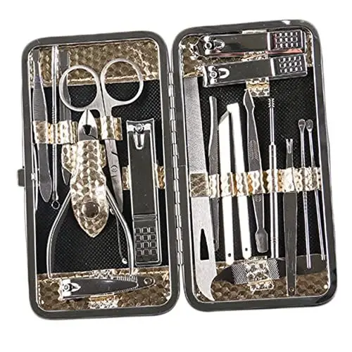 Produktbild: Ipetboom Luxuriöses 19-in-1-nagelschneider-set in Gold Für Den Heimgebrauch Nagelpflege-werkzeugset