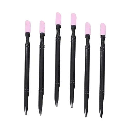 Produktbild: POPETPOP 6st Nagelhaut Stein Stift Bimsstein Für Nägel Nagel-peeling-stick Nagelhaut Steinschieber Stein Nagelhaut Stick Nagelhaut Radiergummi Stick Bimsstein Nagelfeile Schleifstab Keramik