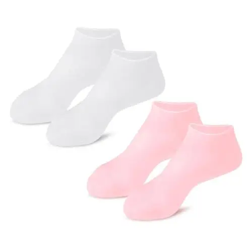 Produktbild: Ipetboom Feuchtigkeitsspendende Socken Für Trockene Haut 2 Paar Hornhautreparatur Fußüberzugssocken Für Damen Fußpflege Feuchtigkeitsspendende Schuhe Spa-anwendung