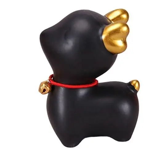 Produktbild: Ipetboom Porzellanfigur REH Keramik Tier Dekoration Statue Wohnzimmer Schreibtisch Ornament Handgefertigt Für Home Garten