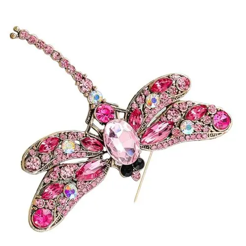 Produktbild: Ipetboom Strass Libellen Brosche Für Kleidung Anstecknadel Für Damen Schmuck Ästhetische Brosche Zum Erntedankfest