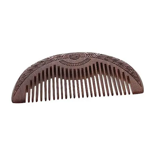 Produktbild: Ipetboom Praktischer Frisierkamm Tragbares Friseurwerkzeug Aus Holz Sanft Für Jungen Und Mädchen Bequeme Massage
