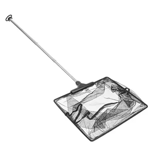 Produktbild: Ipetboom Edelstahl Fisch Net Faltbare Mesh Fisch Tank Net Für Aquarium 12x15cm Mit Griff