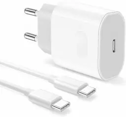 Produktbild: iPhone 15 16 Ladegerät,20W USB C Adapter mit 2M Typ C Kabel Ladekabel für iPhone 16 15 Pro/16 15 Pro Max/Plus,iPad Pro 12.9/11/Air 2024,USB C Netzteil Stecker Charger Schnellladegerät Schnellladekabel