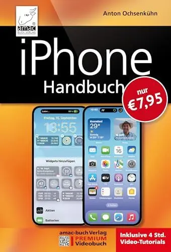Produktbild: iPhone Handbuch iOS 16 - PREMIUM Videobuch·· mehr als 4 h Lernvideos enthalten·· für iPhone 11, 12, 13, 14, SE und mehr: inklusive mehr als 4 h Lernvideos enthalten·· für iOS16 und alle iPhone-Modelle