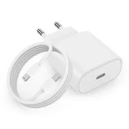 Produktbild: iPhone Ladegerät, 25W USB C Ladegerät Schnellladegerät & iPhone Ladekabel Schnellladekabel USB C auf Lightning Kabel 1M für iPhone 14 13 12 11 Pro/Pro Max/Plus, USBC Charger/Adapter/Netzteil/Stecker