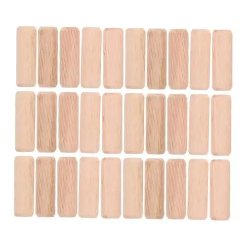 Produktbild: iplusmile 100St Holzstopfen Holzdübel holzwerkzeug Holzverbindungselement Holzverbindungszubehör Holzmöbelzubehör Stöcke zum Basteln Dübelstangen Bastelstöcke aus Holz Holzstange Holzstecker