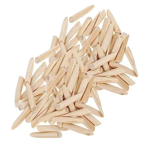 Produktbild: iplusmile 100St Schräglochstopfen Zimmerei-Ortungsstecker Zubehör für schräge Dübel für die Zimmerei ersatzteile für gartenmöbel holzwerkzeug greifer Klemmregal Holzdübel für die Tischlerei