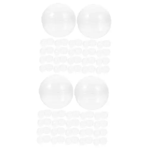 Produktbild: iplusmile 100 STK transparente Gashapon-Schale Kinder-Handyspielzeug Kaugummiautomaten-Kapseln Mini Gadgets seidenband schienbeinschoner Tape reinigungstabletten kaffeevollautomaten Plastik