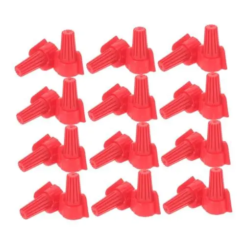 Produktbild: iplusmile 100 Stück Rote Kabelklemmenverbinder Für Elektrische Kabelverbinder Für Muttern Pp-material Einfach Zu Verwendende Konstruktion