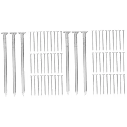 Produktbild: iplusmile 100 Stück Stumpfnägel Werkzeuge Nagel Sets Wandnägel Mauerwerksnägel Hängende Nägel Bildernägel Holznägel Wandbehang Set Nägel Zum Aufhängen Von Bildern Nägel Für Wand