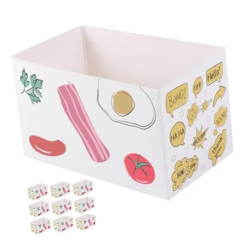 Produktbild: iplusmile Sandwich-papier-boxen Backen Gebäck Dessert Kuchen Container Party Favors Lebensmittel-boxen