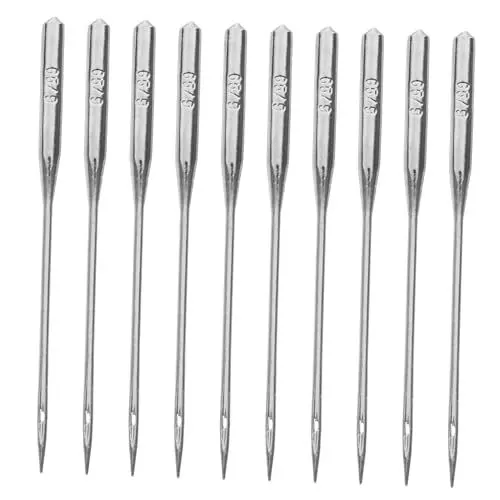 Produktbild: iplusmile Nadelset Für Haushaltsnähmaschinen 10-teilig Sticknähnadeln Größe 65/9 Einfaches Wechseln Für Mehrere Stoffe