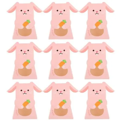 Produktbild: iplusmile 10stücke - Papiertüten Für Süßigkeiten Niedliche Hasenboxen Aus Papier Für Ostern Partys Und Geschenkgutscheine Leicht Und Stabil Für Süßigkeiten Und Snacks