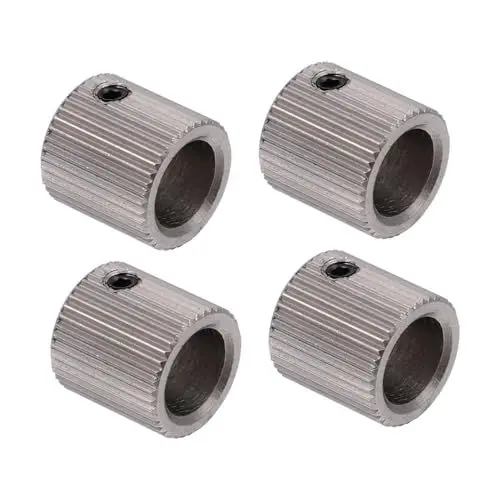 Produktbild: iplusmile 12 Stück 40 Vorschubrad Distanzscheiben fahren rostfreie Sechskantmutter Extruder-Zahnräder Extruder-Feeder flaschenzug Extrusionsrad antriebsrad für 3d-drucker Rostfreier Stahl