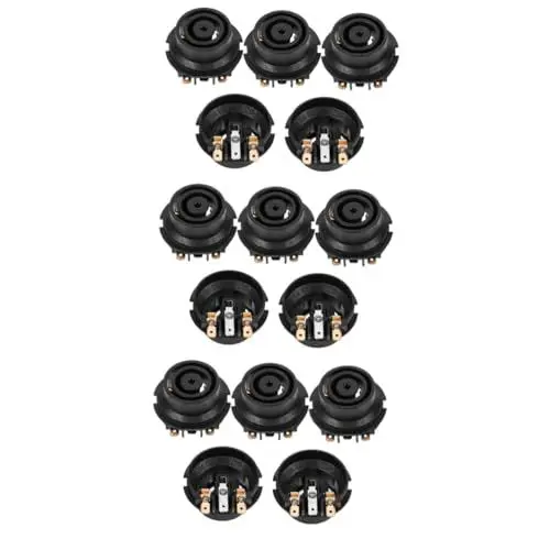 Produktbild: iplusmile 15 Stk Wasserkocher electric kettle Bausatz Thermokontrollbasis Temperaturkoppler Thermostatkoppler thermische Basis Temperaturkontrolle Stecker Verbinder Suite Base Kupfer