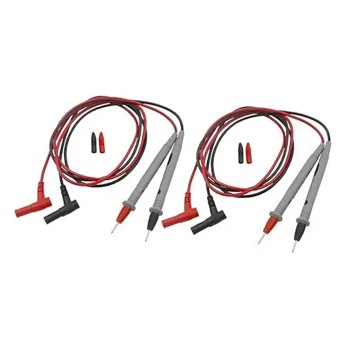 Produktbild: iplusmile 1 Multimeter Prüfkabel Meter Prüfdraht Sonde Multimeter Messleitungen Bananenstecker Austausch des Kabelsteckers led für die wand schrebtisch Multimeter-Klemmkabel Prüfspitze