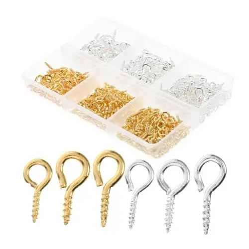 Produktbild: iplusmile 1 Satz Schafauge Nagelschraube Schraubenaugen Diy-schraube Kleine Schraubaugen Augenschrauben Schraubauge Stiftpflocke Ringschraube Zur Herstellung Von Ohrringen Augennadel Eisen