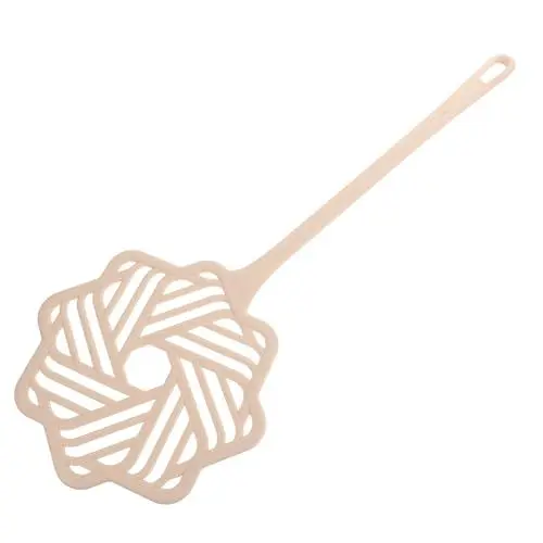 Produktbild: iplusmile 1 Stück Quilt-Reinigungswerkzeug Teppich-Staubtuch Tröster Draht Teppich Teppich Kehrmaschine Trocknen Staub Teppich Paddelgriff Baumwolle Quilt-Werkzeug