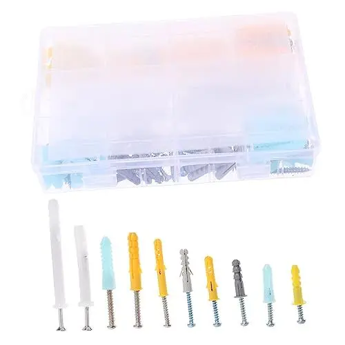 Produktbild: iplusmile 1satz Drywall Anchor Und Schrauben Kit Teiliges Mit Wandankern Und Schrauben Verschiedenen Zum Aufhängen Von Bilderrahmen Und Dekorationen An Verschiedenen Wänden