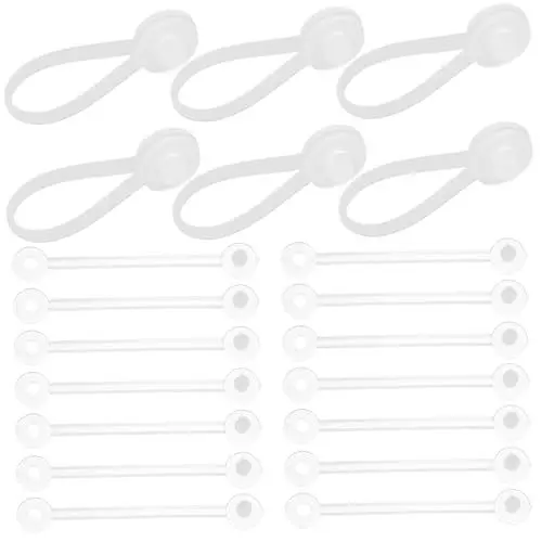 Produktbild: iplusmile Einfach Zu Installierende 2000 Stück Pvc-etikettierhalter Für Kleidungsetiketten