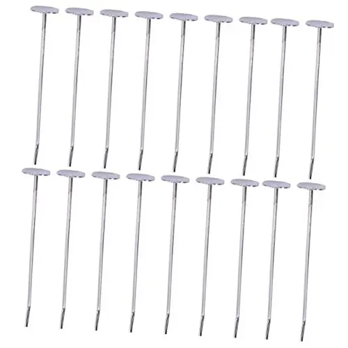 Produktbild: iplusmile 20St Steckbrett Haken Kleiderhaken Wandhaken Lochbrett-Aufbewahrungshaken Steckbrett-Organizer wall hooks platzsparende Haken für Lochbrett Steckbrett-Organisatoren Eisen Silver