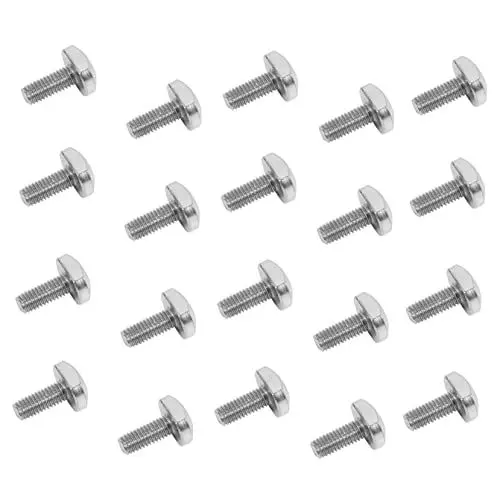 Produktbild: iplusmile Edelstahl T Bolzen M5*12 Professionelle Verbindungselemente Für Maschinen Rostfreie Schrauben Und Zubehör Für Verschiedene Anwendungen