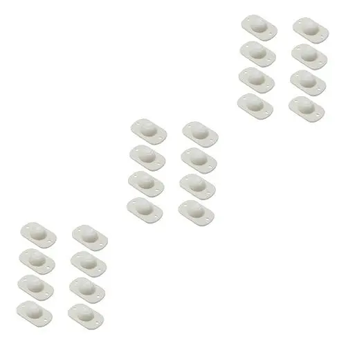 Produktbild: iplusmile 24 Stk Universelle Riemenscheibe Mülleimer Rad Mülleimer-Werfer flaschenzug Vorratsbehälter selbstklebendes Rad klebriger Zauberer Kasten Aufbewahrungskiste Universalrad Rollen Abs
