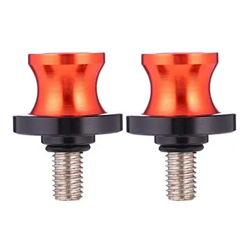 Produktbild: iplusmile 2St Motorradständer Schraube schrauben Auto Nagel Motorradschraube aus Aluminium Schwingenspulenschraube ständer schraube Aluminiumlegierung Orange