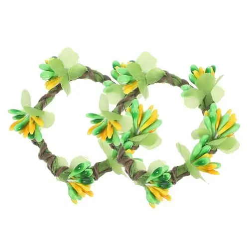 Produktbild: iplusmile Serviettenringe Im Bauernhausstil 2 Stück Dekorative Serviettenhalter für Osterpartys