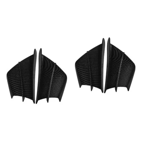 Produktbild: iplusmile 2 Paar Kohlefaser Spoiler Motorradverkleidung Winglet Für Dekorative Verkleidung Winglet Styling Spoilerflügel Winglet Styling Winglet