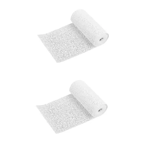 Produktbild: iplusmile 2 Rollen Trockenbau-Maueranker-Reparaturset Trockenbau-Patch Reparaturset für Trockenmauern Festsetzung Block stylingbã¼rsten Modellbau klebeband Gipsgewebe Gips Gazestreifen Stoff