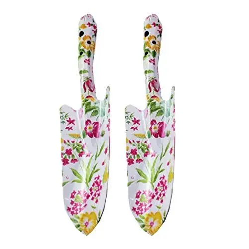 Produktbild: iplusmile 2 Stück Gartenspaten Schaufel Blumen Pflanzen Blumentopf Schaufel Eisen Schaufel Topfwerkzeug Gartenschaufel für Garten im Freien (Zufälliges Muster)