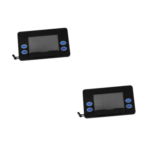 Produktbild: iplusmile 2 Stück Rudergerät Digitalanzeige Instrument Monitore Rudergerät Gerät Heimtrainer Zähler Heimübungszähler Fitness Rudergerät Monitor Schwarz Elektronische Komponente