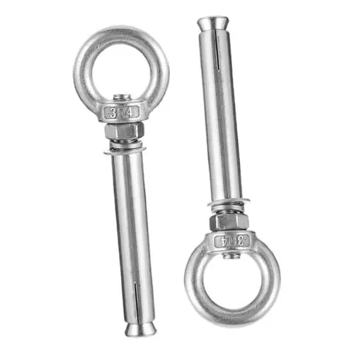 Produktbild: iplusmile Metall-beton-ringschraube 2 Stück Expansions-betonanker-ringschraubenschraube Diebstahlsichere Expansionsschraube Für Die Wandmontage