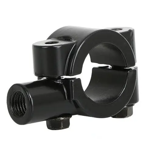 Produktbild: iplusmile 2er-pack 10 Mm -lenkerspiegel-halterung Schwarzes Aluminium 7/8 Zoll Passend für Navigation