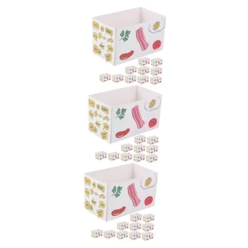 Produktbild: iplusmile 30 Stück Frühstücksbox Brotbehälter Behälter Für Lebensmittel Cupcake Boxen Sandwich Verpackungsboxen Papier Sandwich Boxen Sandwich Behälter Sandwich Halter