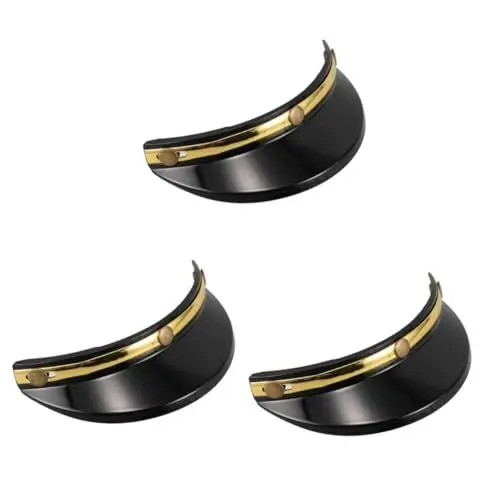 Produktbild: iplusmile 3St Sonnenhut mit Krempe motorradhelm visier motorradhelm zubehör Helmvisier Visier-Motorradhelm Fahrradsonnenschutz für Motorräder Fahrradhelm Sonnenblende Visier Stk