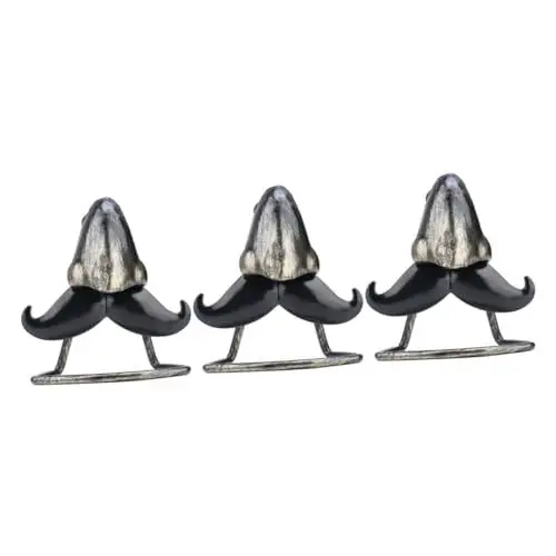 Produktbild: iplusmile 3 Stk Bart Brillen rahmen brillen aufbewahrungsbox brillenorganizer Countertop- Spielzeug Krokodil schnapsgläser Ornament Desktop- Brillengestell Schmiedeeisen