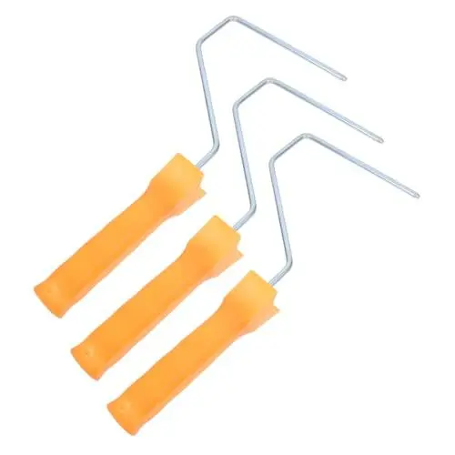 Produktbild: iplusmile 3 Stück Farbrollerhalter Aus Metall Farbrollerhalter Farbrollergriff Farbrollerrahmen Für Wand Beton Farbroller Stempelgriff Farbrollerhalter Zum Streichen Trockenbau