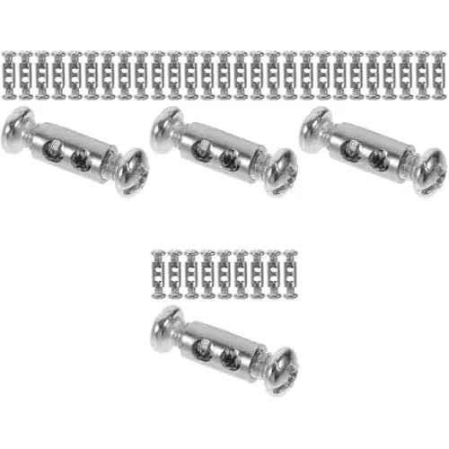 Produktbild: iplusmile 40 Stk Drahtseil-schließfach Drahtklammern Kabelclips Edelstahl-drahtclip Befestigung Für Spannseil Drahtseilklemmen Draht-clip Seilclip Kohlenstoffstahl Rostfreier Stahl Zubehör